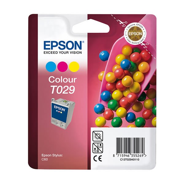 Cartouche EPSON T029 Couleurs/520p