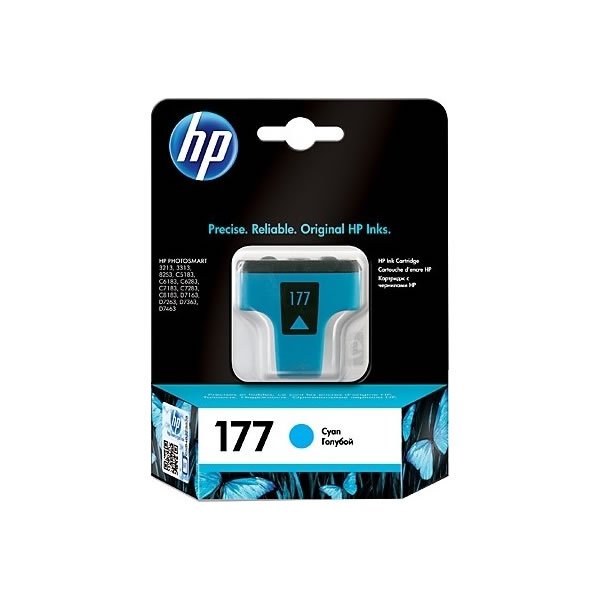 Cartouche HP 177-Cyan/1200p /P7163/7463/5183/6183/8183/8250
