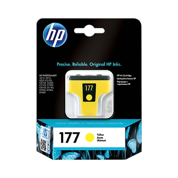 Cartouche HP 177-Jaune/1200p/P7163/7463/5183/6183/7183/8183