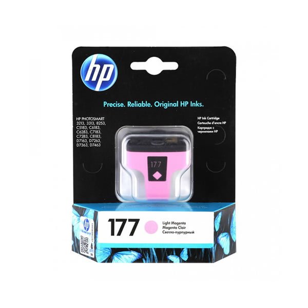 Cartouche HP 177-MagentaClair/1200p/P7163/7463/5183/6183/8183