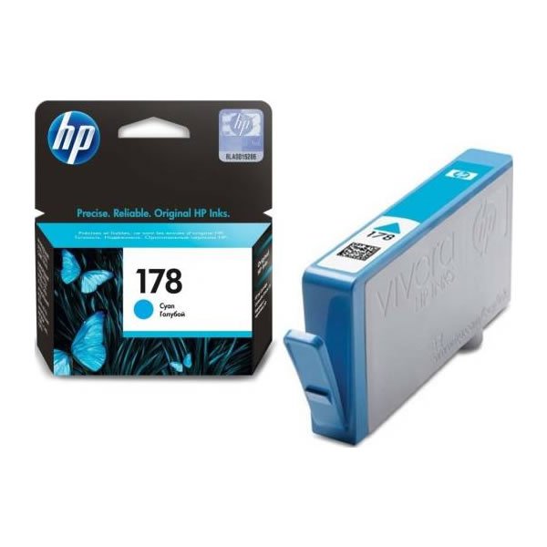 Cartouche HP 178 - Cyan /300p/P5510/5515/D5463/3070A