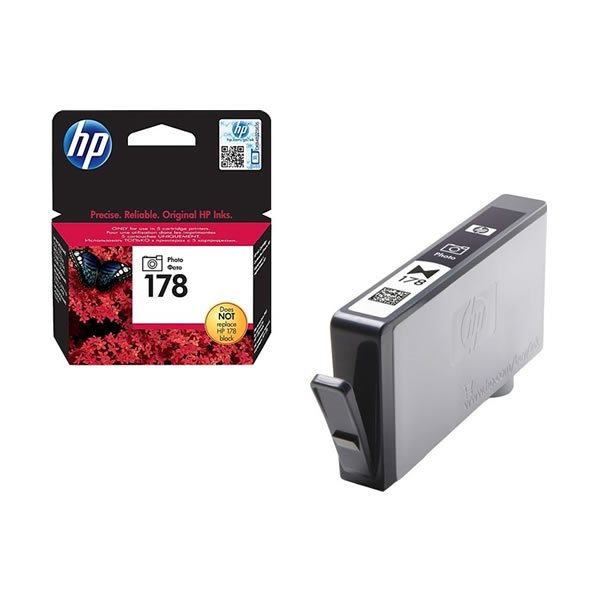 Cartouche HP 178 - Photo Noir/250p/P5510/5515/D5463/3070A