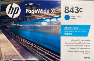 Cartouche HP Pwide 843C - Cyan /400ml/ PW4600
