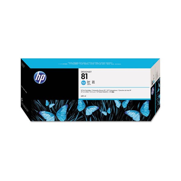 Cartouche HP 81 - cyan /680 ml/P 5000/55000