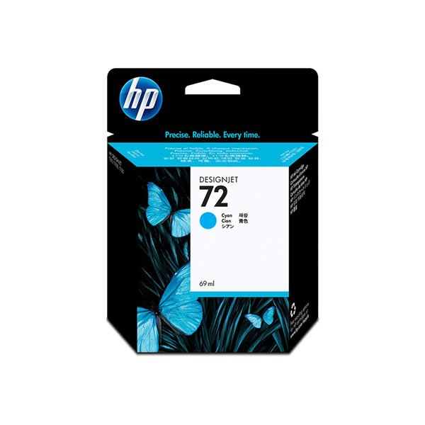HP_C9398A Cartouche HP 72 - Cyan /69ml /PT1300/T790/T770/T1120