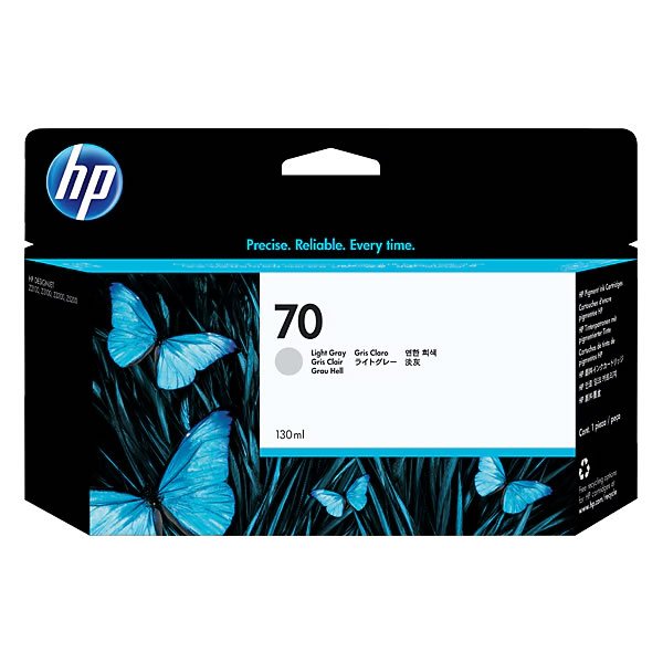 Cartouche HP 70 - Gris clair /130ml/PZ5400/Z3100/Z2100/Z3200