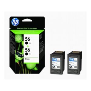 Cartouche HP Pack de 2 cartouches 56 -Noir/19ml