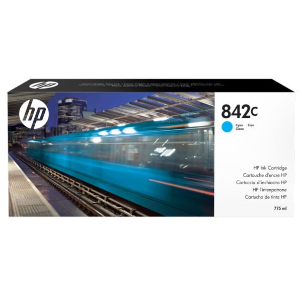 hp_842C Cartouche HP Pwide 842C - Cyan/775 ml/ PW4600